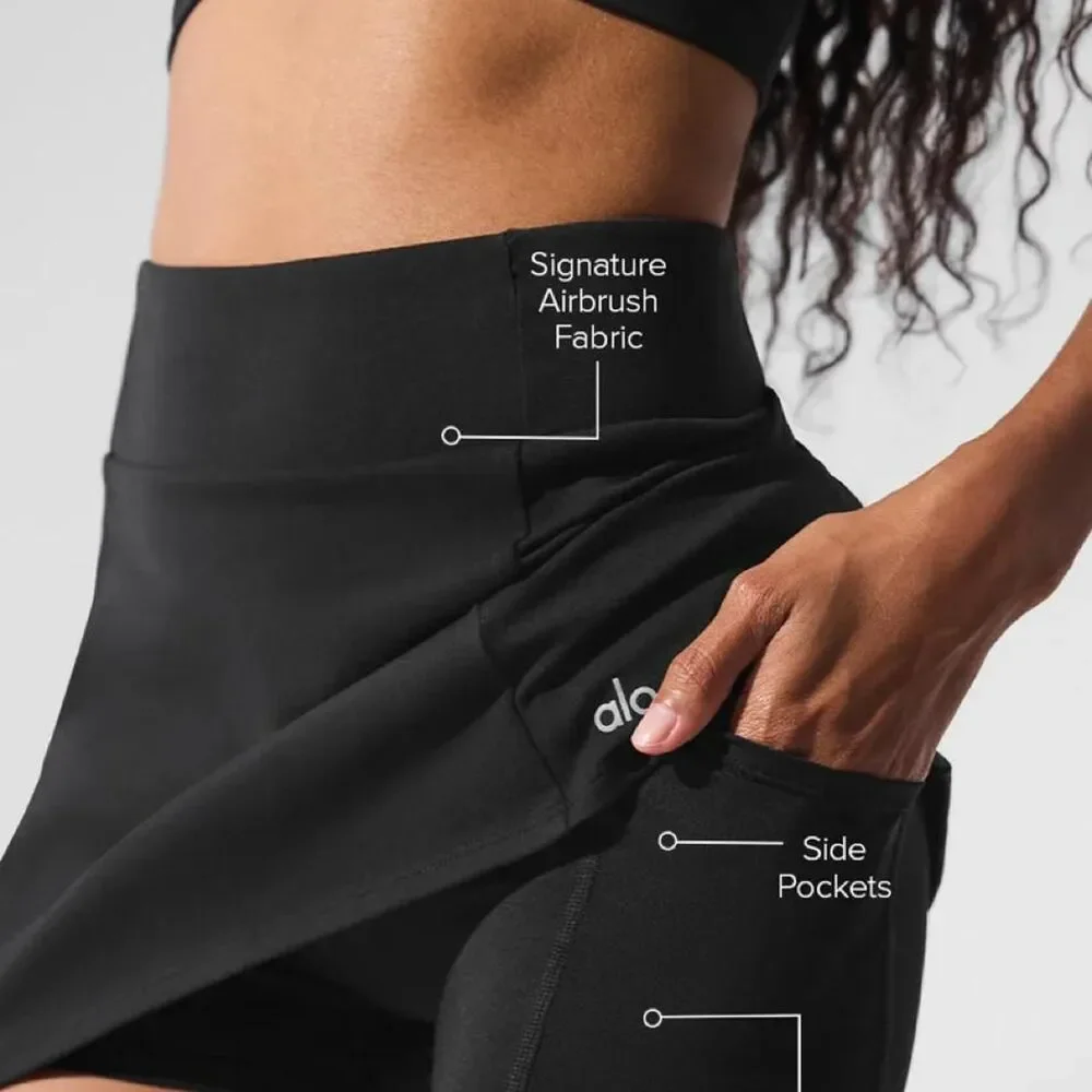 Alo-yoga Women's Black Skirt